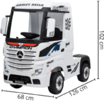 Carrinho Elétrico Infantil Caminhão Mercedes Benz Actros 12v BW119 foto 2
