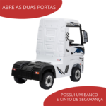 Carrinho Elétrico Infantil Caminhão Mercedes Benz Actros 12v BW119 foto 4