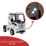 Carrinho Elétrico Infantil Caminhão Mercedes Benz Actros 12v BW119 foto 7