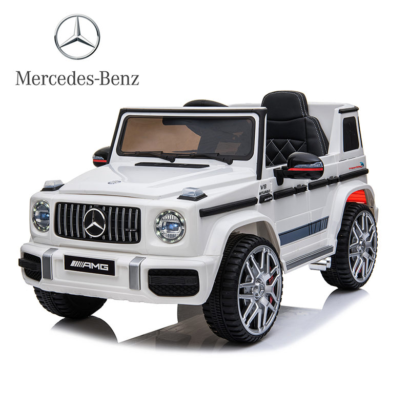 Mini Carro Elétrico 12V Mercedes AMG G63 Licenciado Branco BW124BR