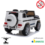 Mini Carro Elétrico 12V Mercedes AMG G63 Licenciado Branco BW124BR foto 4