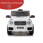 Mini Carro Elétrico 12V Mercedes AMG G63 Licenciado Branco BW124BR foto 9