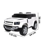 Mini Carro Elétrico Land Rover Defender 12V BW271BR foto 2
