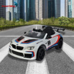 Mini Carro Elétrico 12V BMW M6GT3 Branco Importway BW366BR foto 10
