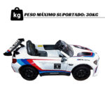 Mini Carro Elétrico 12V BMW M6GT3 Branco Importway BW366BR foto 4
