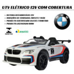 Mini Carro Elétrico 12V BMW M6GT3 Branco Importway BW366BR foto 7