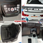 Mini Carro Elétrico 12V BMW M6GT3 Branco Importway BW366BR foto 9