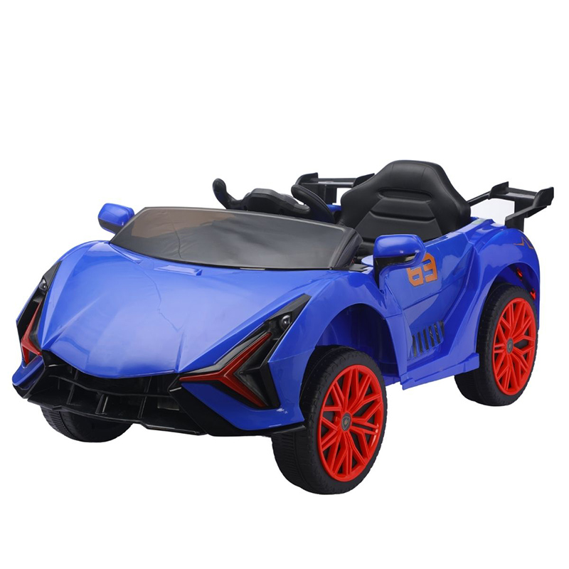 Mini Carro Elétrico 12V Com Controle Remoto Azul Importway BW373AZ