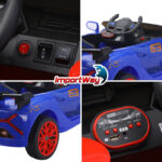 Mini Carro Elétrico 12V Com Controle Remoto Azul Importway BW373AZ foto 9